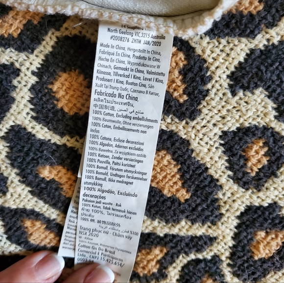 NWT COTTON:ON white denim skirt - Picture 5 of 8